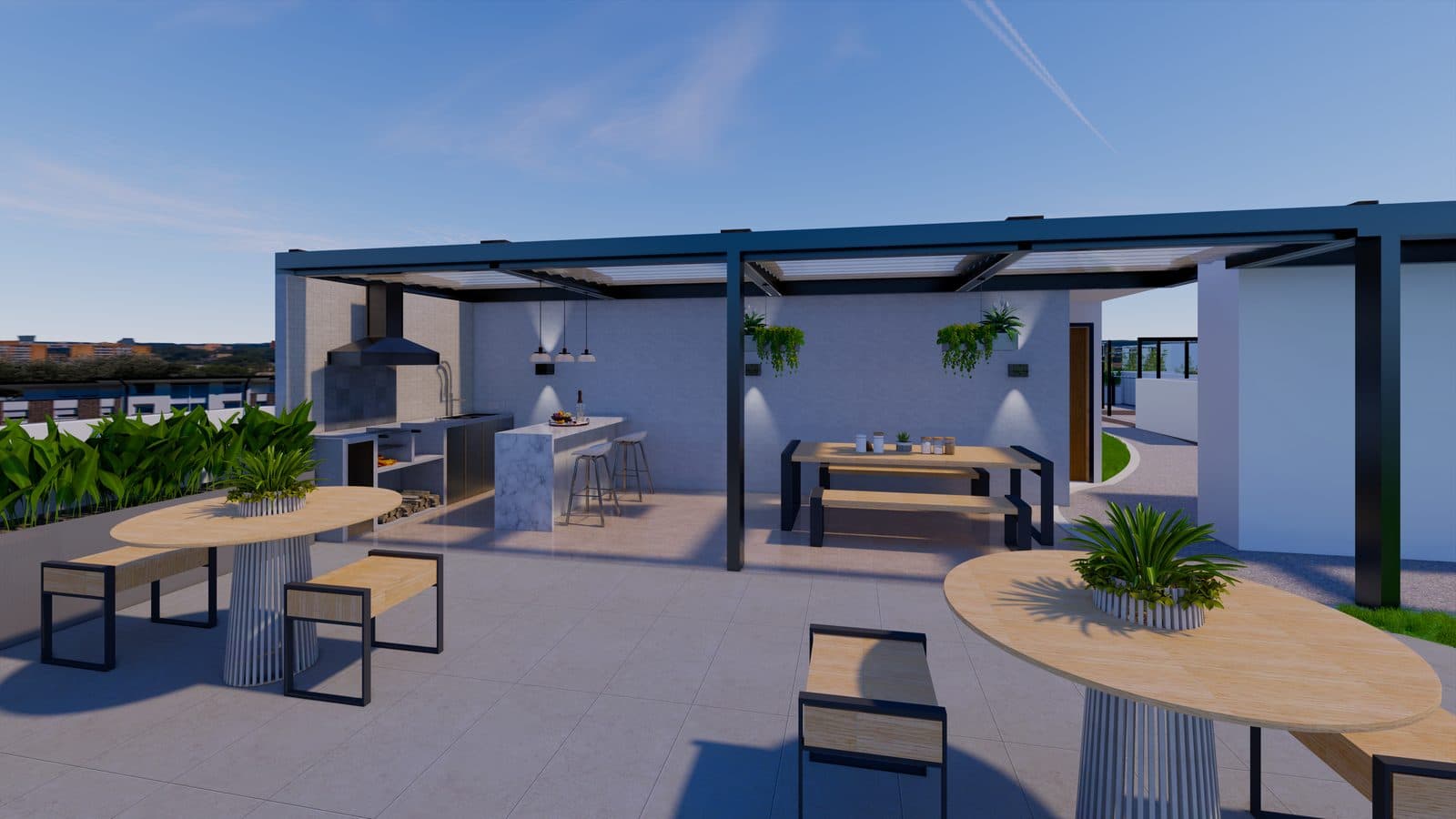 Área BBQ Qonic Town